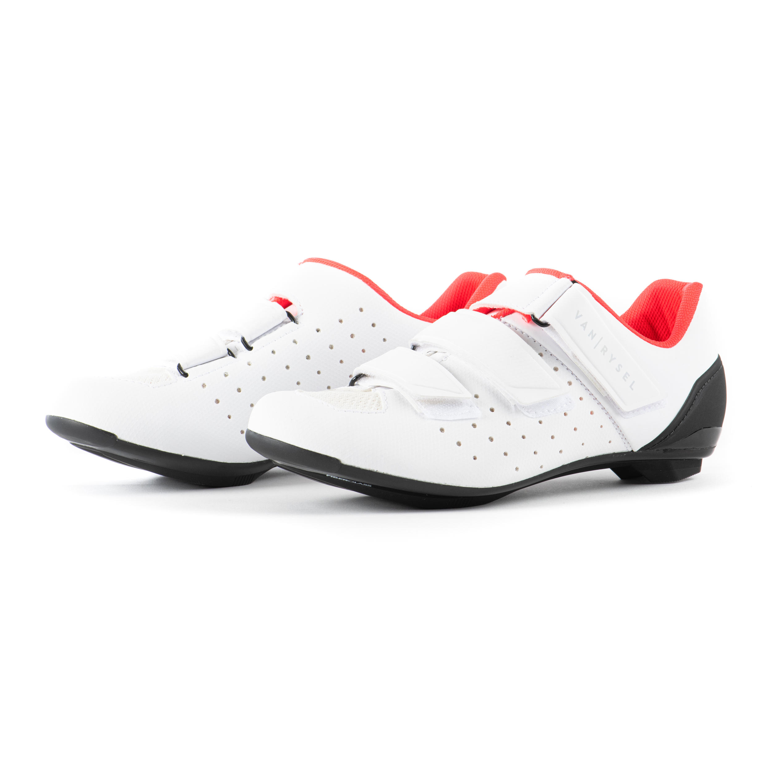 RCR500 Women's Road Cycling Shoes - White 1/4