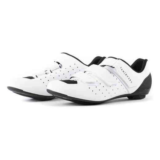 
      RCR500 Road Cycling Shoes - White
  