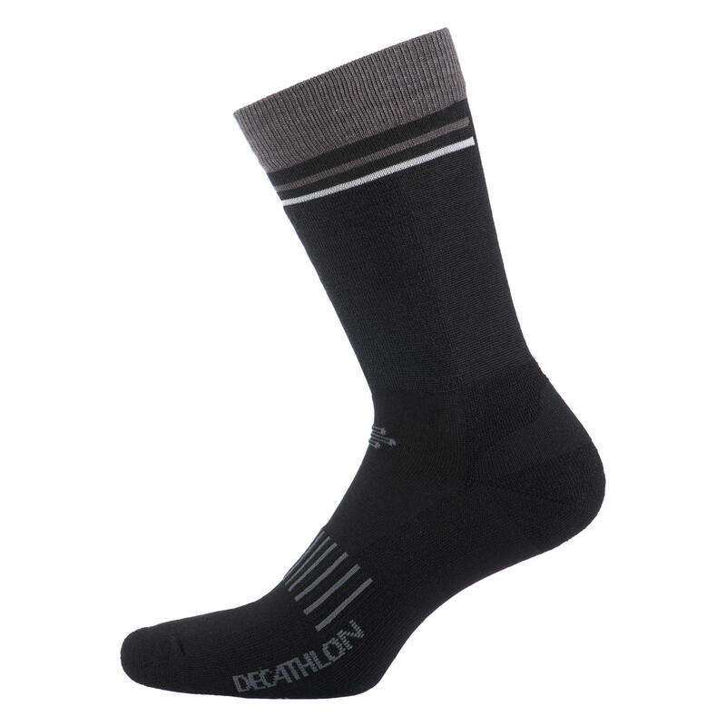 Calze termiche ciclismo invernali ROADR 900 nero-grigio