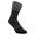 Fahrradsocken Rennrad RR 900 Winter schwarz/grau