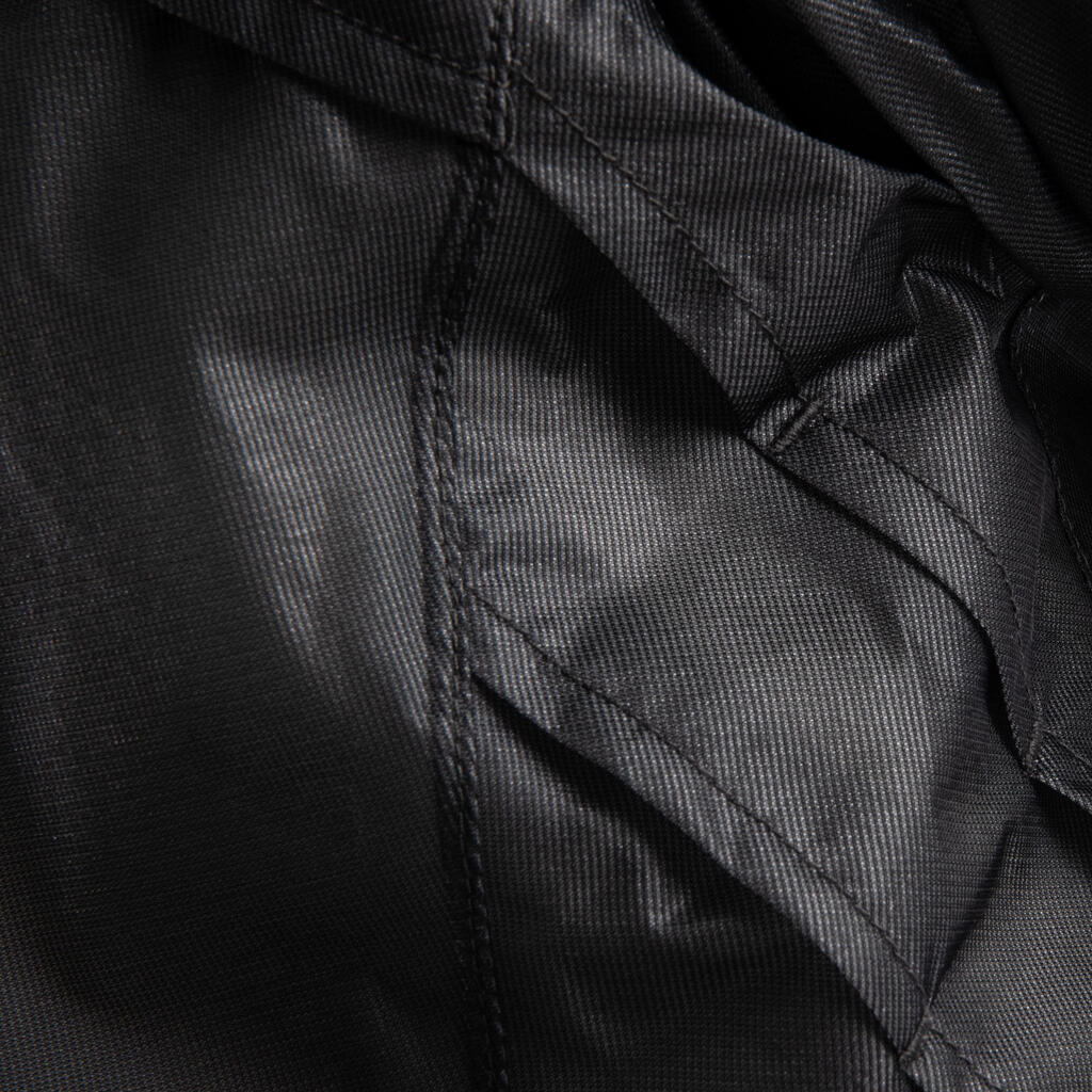Vīriešu ūdensnecaurlaidīga šosejas riteņbraukšanas jaka “Racer Ultralight”, melna
