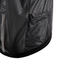 Muška biciklistička kišna jakna dugih rukava Racer Ultralight - crna