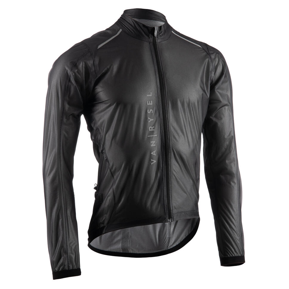 Men's LongSleeved Showerproof Road Cycling Jacket Racer Ultralight VAN