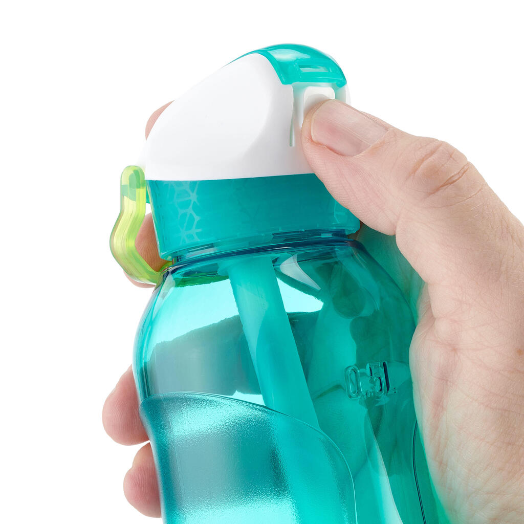 Hiking Water Bottle 900 Instant Cap with Straw 0.5 Litre Ecozen Turquoise