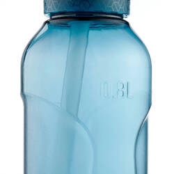 Tritan flask 0.8 L with instant cap and pipette for hiking