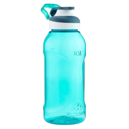 Hiking flask 500 quick opening cap 0.5 litre plastic (Tritan) turquoise