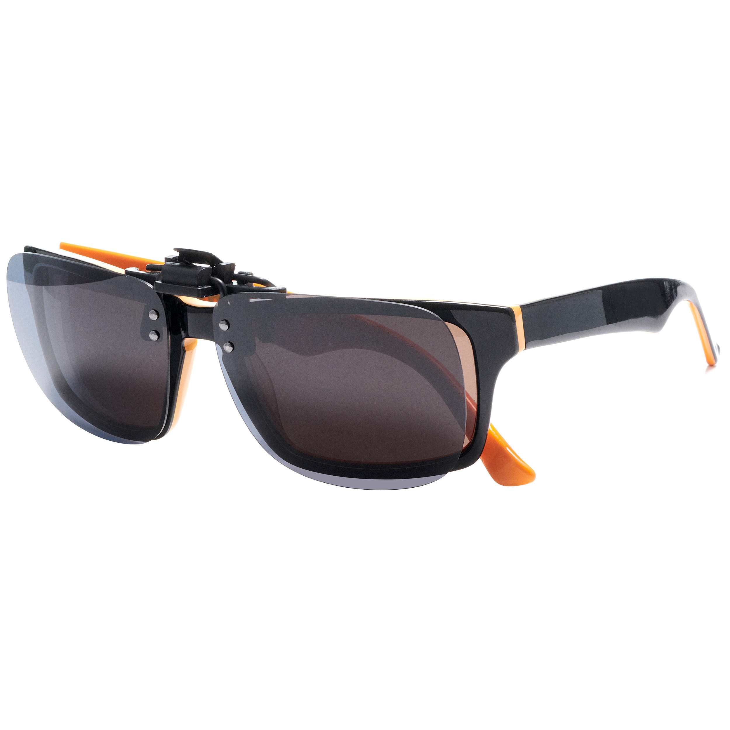 MERRY'S Polarized Clip-On Sunglasses For Prescription Glasses - Flip-Up Metal Clip