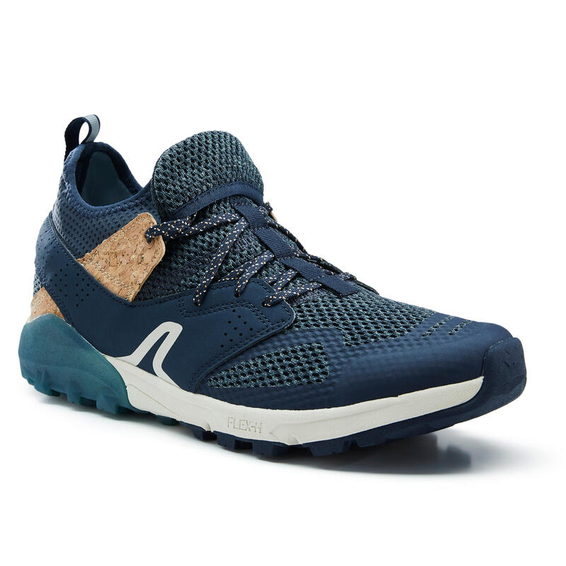 Ademende herenschoenen voor nordic walking NW 500 blauw