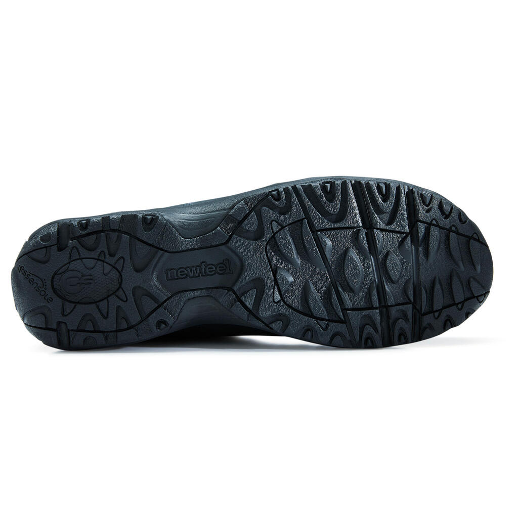 Vīriešu ūdensnecaurlaidīgi pilsētvides soļošanas apavi “Nakuru”, ādas, melni