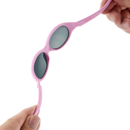 Сонцезахисні окуляри MH B100 для дітей (6-24 місяці), категорія 4 - Рожеві