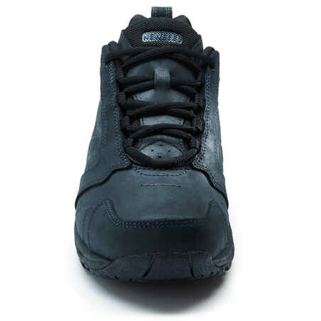 Nakuru Waterproof Men's Urban Waterproof Walking Shoes - Black Leather