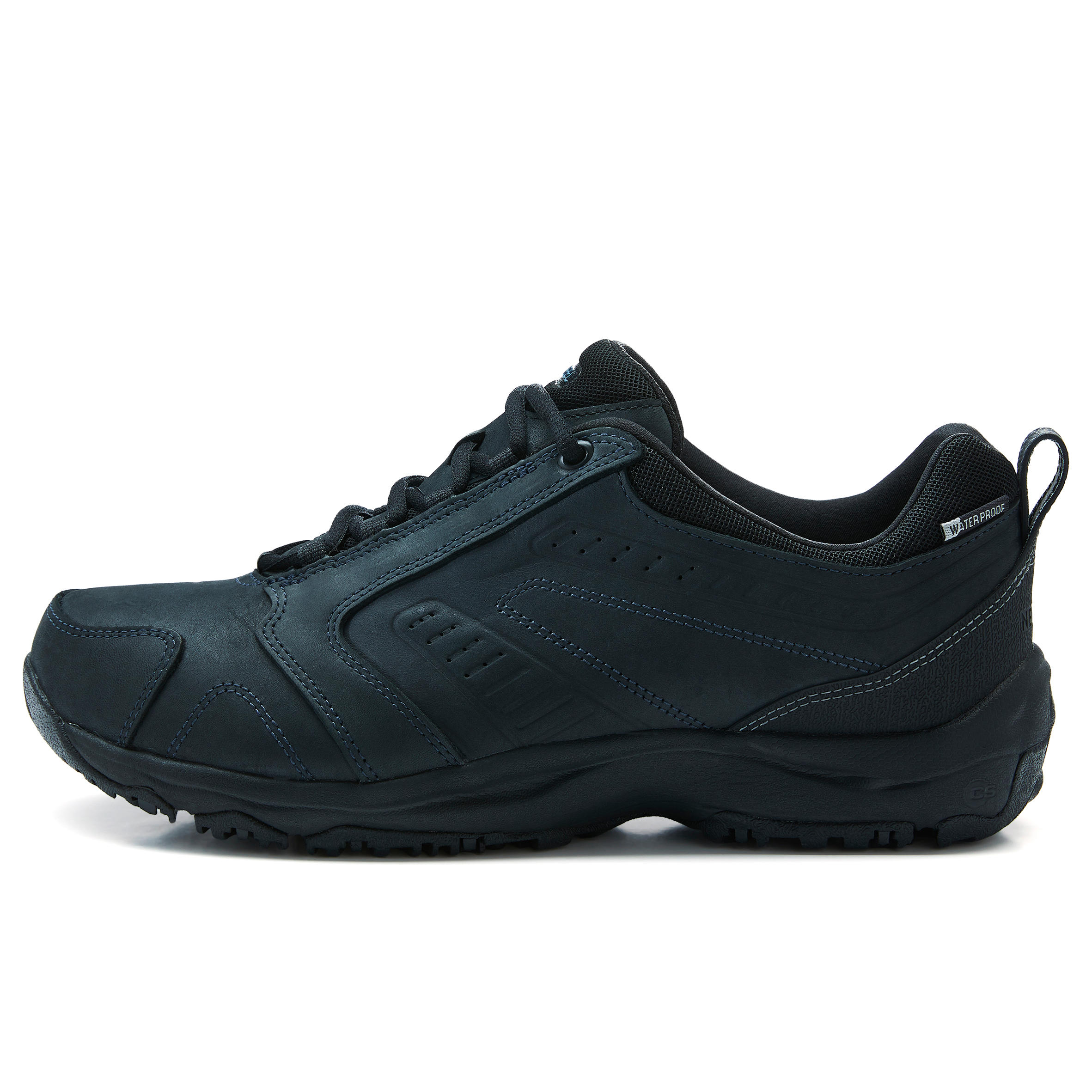 Nakuru Waterproof Men's Urban Waterproof Walking Shoes - Black Leather 20/25