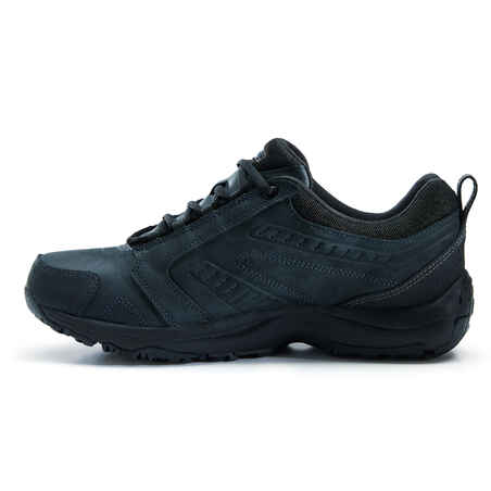Nakuru Waterproof Men's Urban Waterproof Walking Shoes - Black Leather