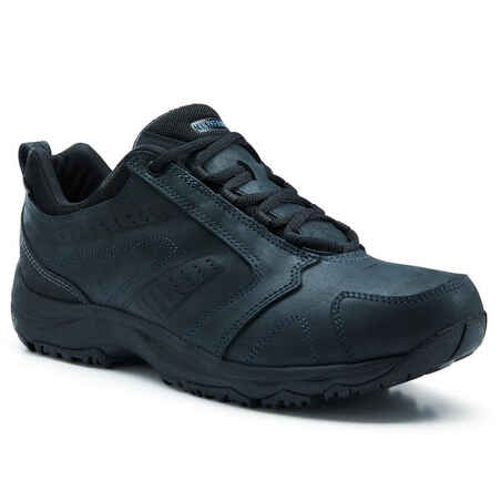 Nakuru Waterproof Men's Urban Waterproof Walking Shoes - Black Leather