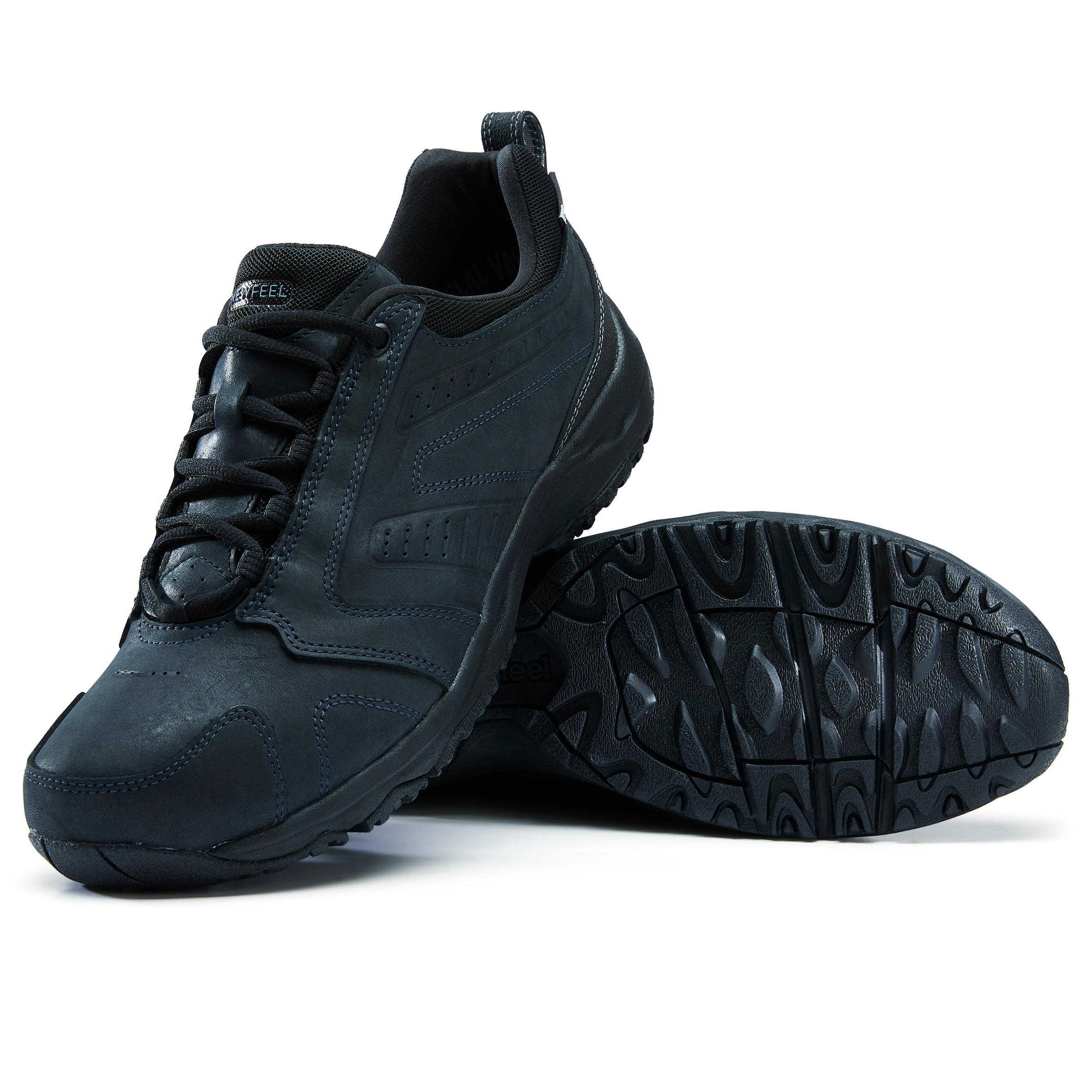 Nakuru Waterproof Men's Urban Waterproof Walking Shoes - Black Leather 13/25