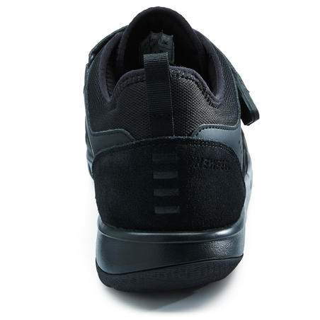 Кроссовки для активной ходьбы кожаные мужские Actiwalk Easy Leather чёрные