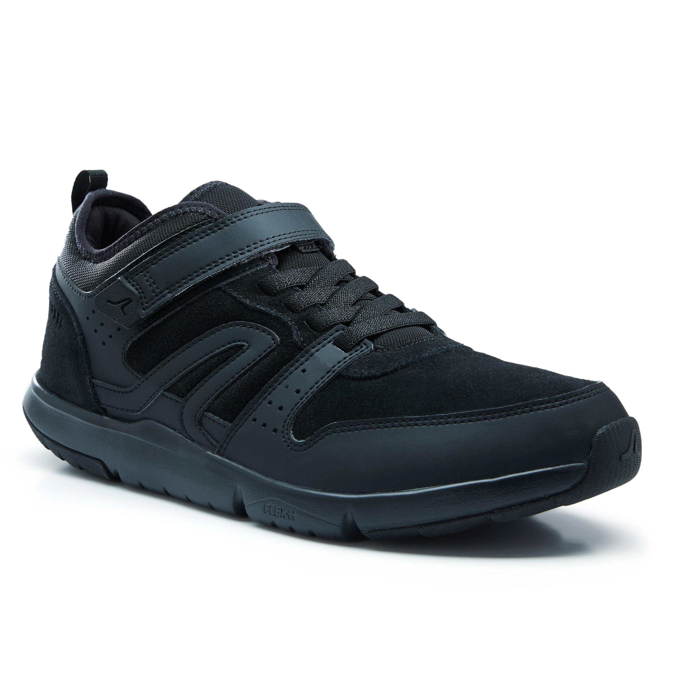 Actiwalk Easy Leather Men's Urban Walking Shoes - Black 6/14