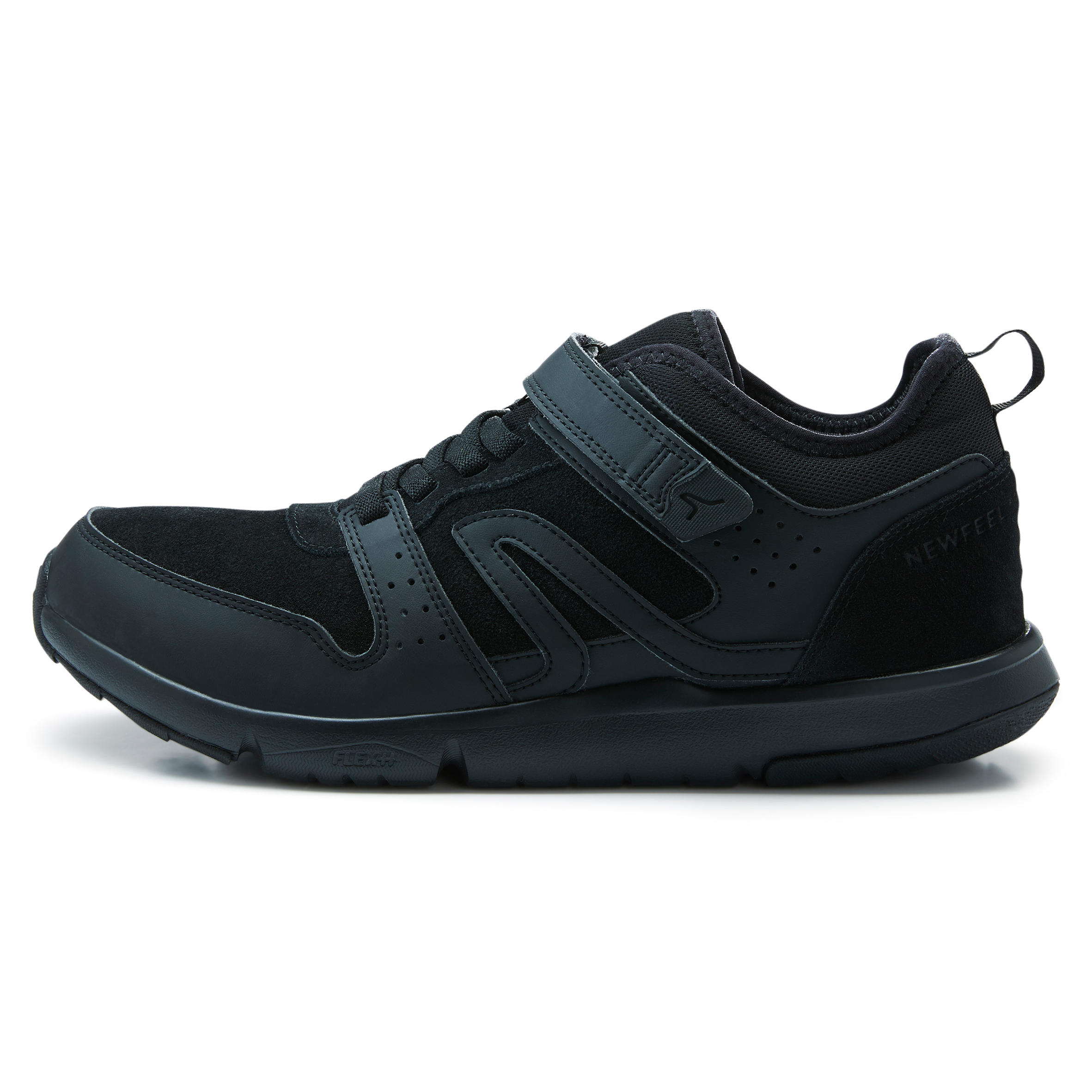 Actiwalk Easy Leather Men's Urban Walking Shoes - Black 5/14