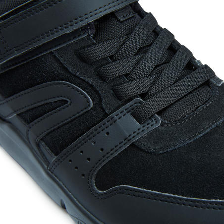 Кроссовки для активной ходьбы кожаные мужские Actiwalk Easy Leather чёрные