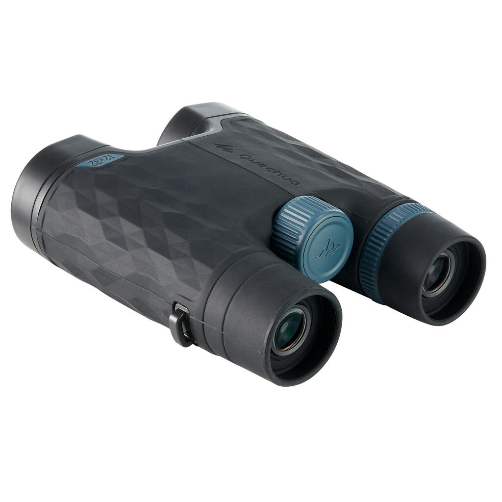 Adult Hiking binoculars with adjustment - MH B560 - x12 magnification - Black