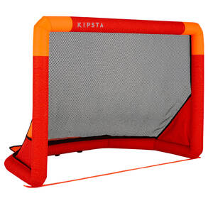 Inflatable Football Goal Air Kage Pump - Red/Orange