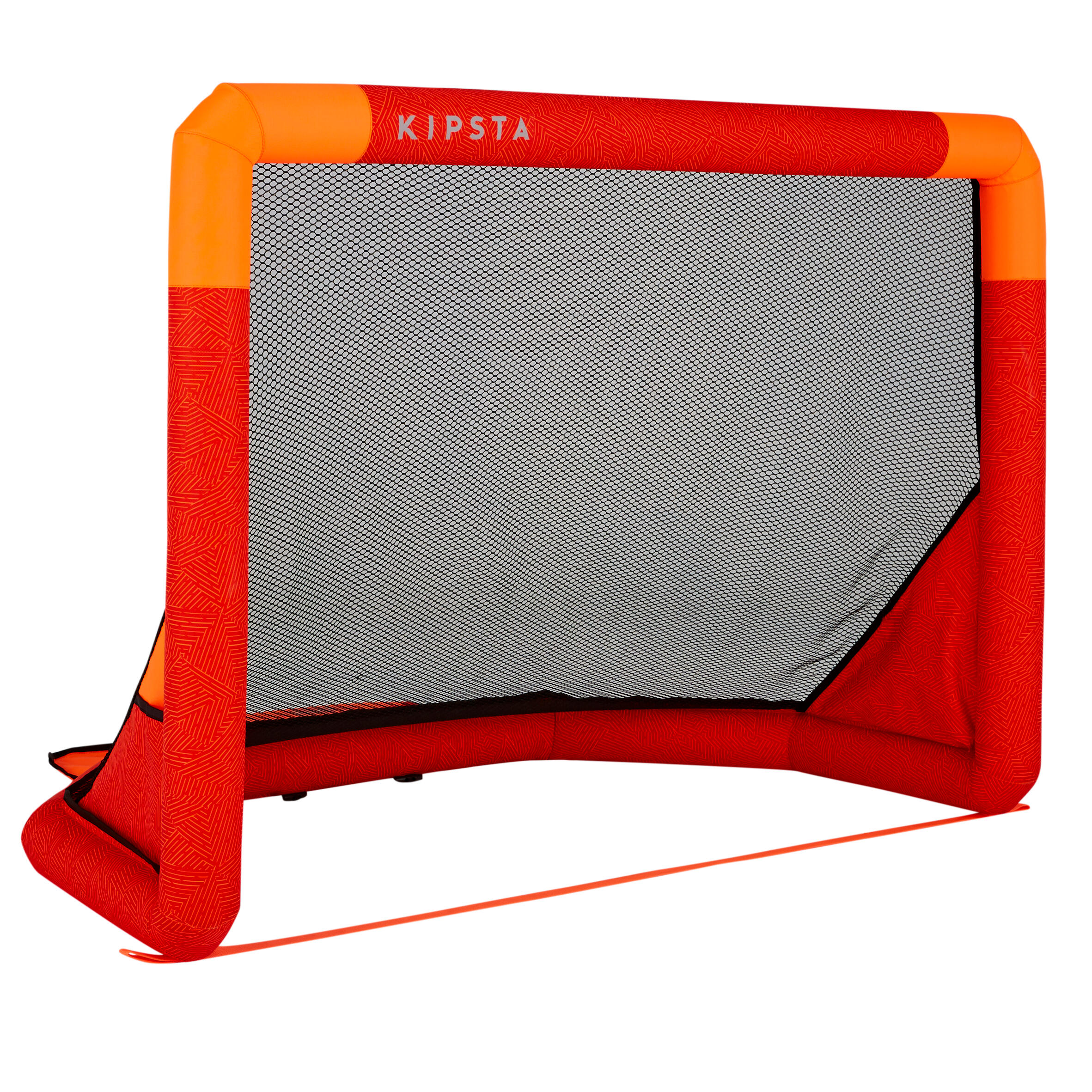 KIPSTA Inflatable Football Goal Air Kage Pump - Red/Orange
