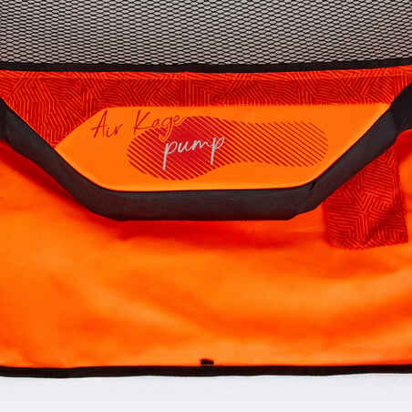 مرمى Air Kage Pump قابل للنفخ لكرة القدم - أحمر/برتقالي