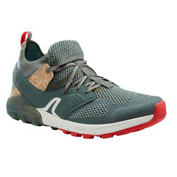 Zapatillas Marcha Nórdica NW 500 Hombre Caqui Transpirables