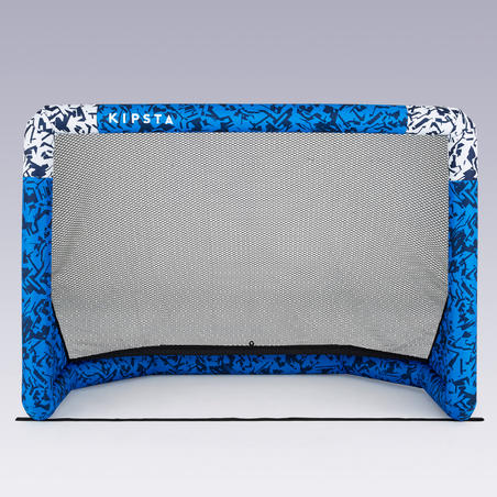 שער כדורגל מתנפח Air Kage - כחול/לבן