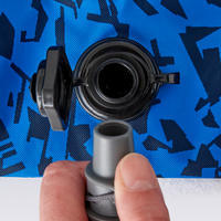 שער כדורגל מתנפח Air Kage - כחול/לבן