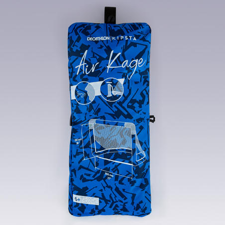 שער כדורגל מתנפח Air Kage - כחול/לבן