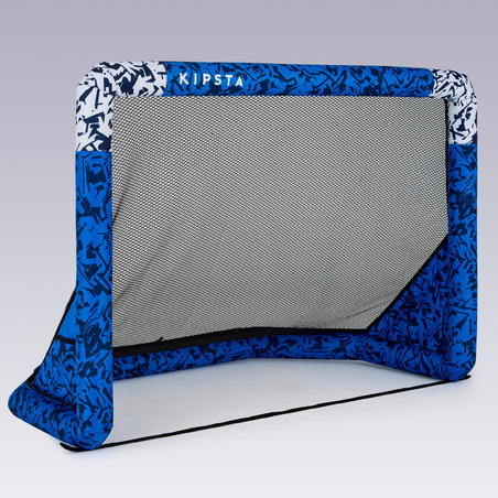 שער כדורגל מתנפח Air Kage - כחול/לבן