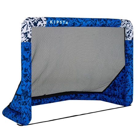 שער כדורגל מתנפח Air Kage - כחול/לבן