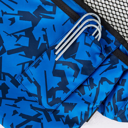 שער כדורגל מתנפח Air Kage - כחול/לבן