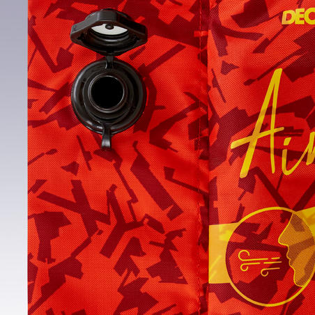 Inflatable Football Goal Air Kage - Red / Yellow