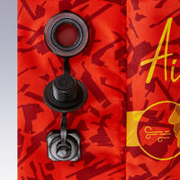 Inflatable Football Goal Air Kage - Red / Yellow