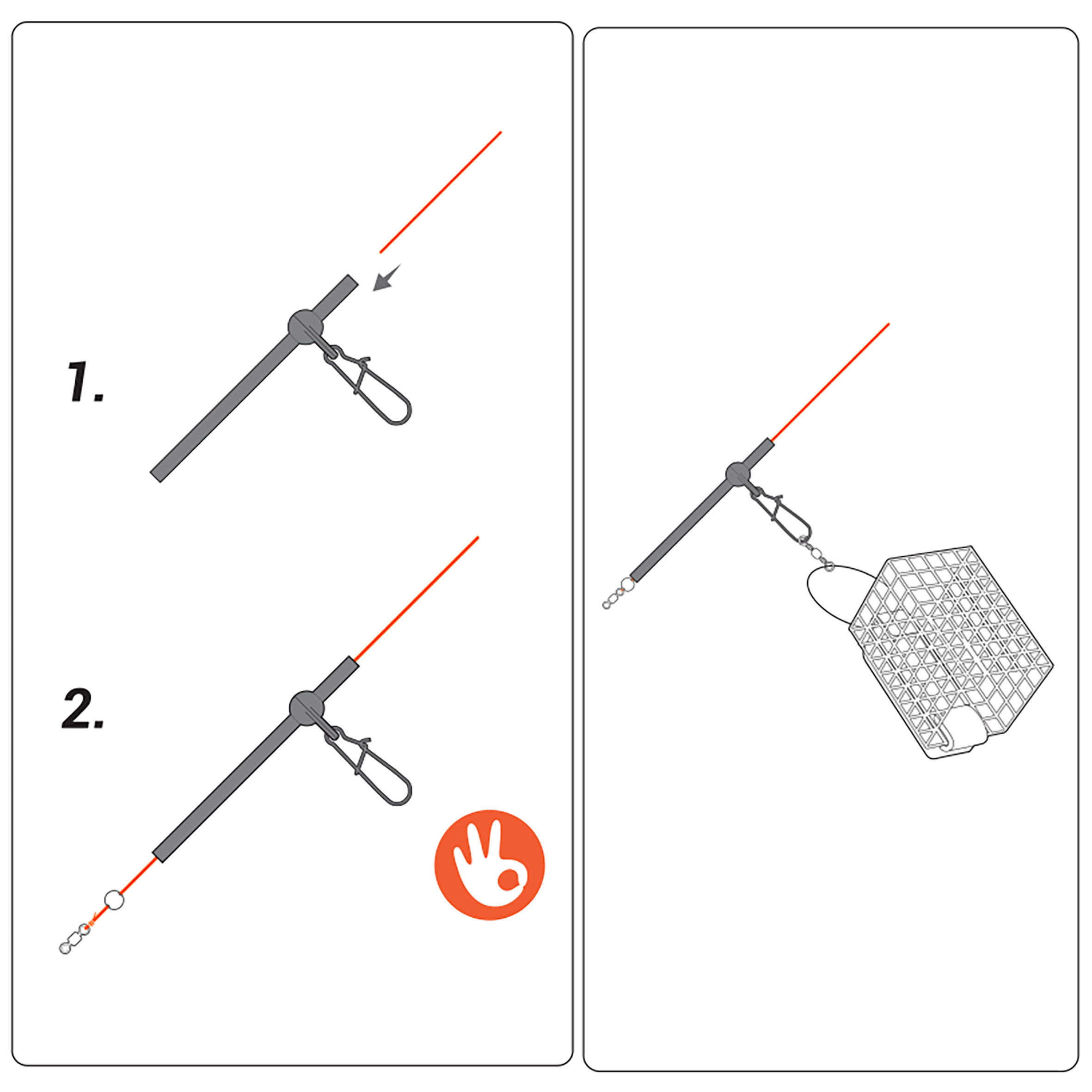 Anti-tangle feeder FF AA S 5/5