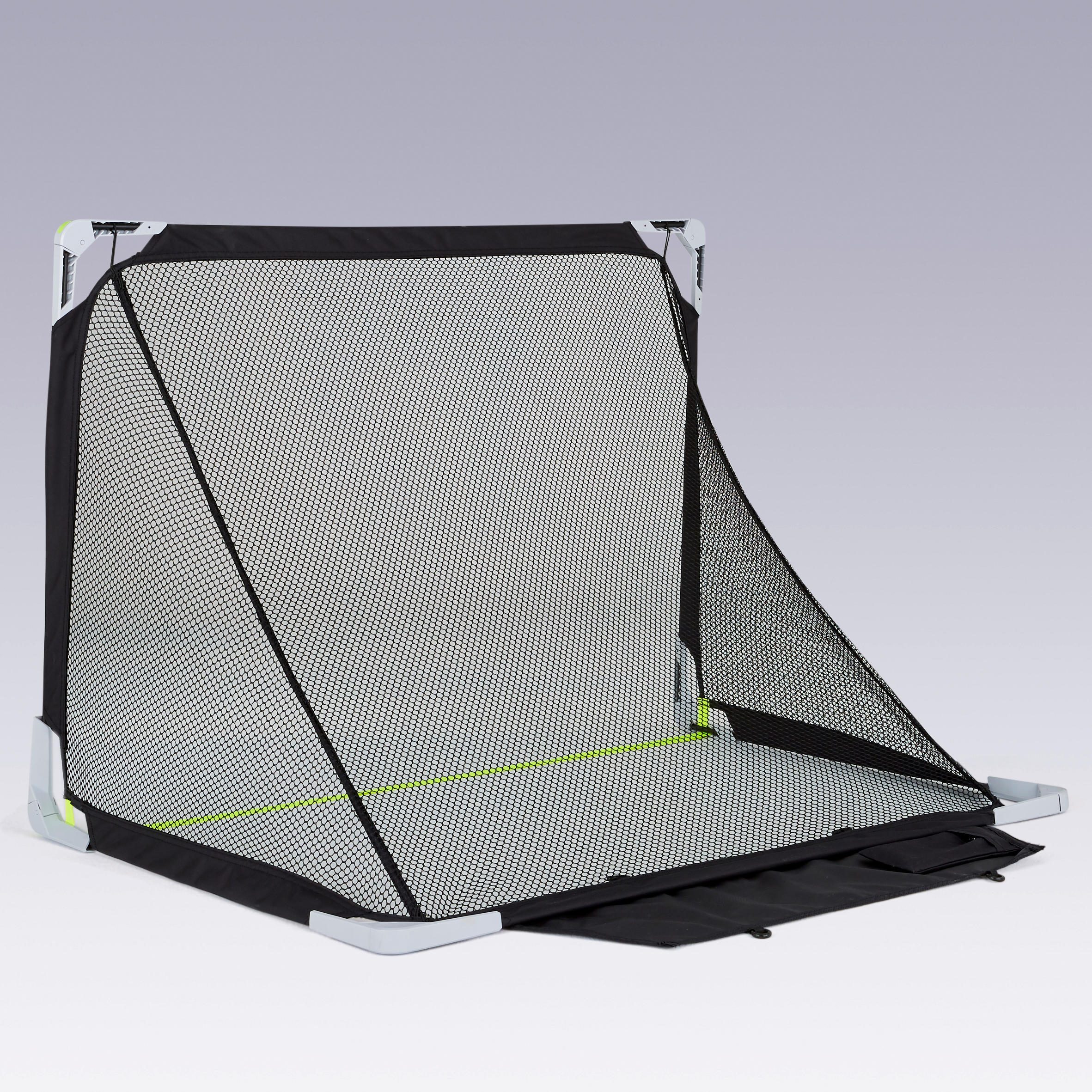 Size M Soccer Net - Black/Grey - KIPSTA