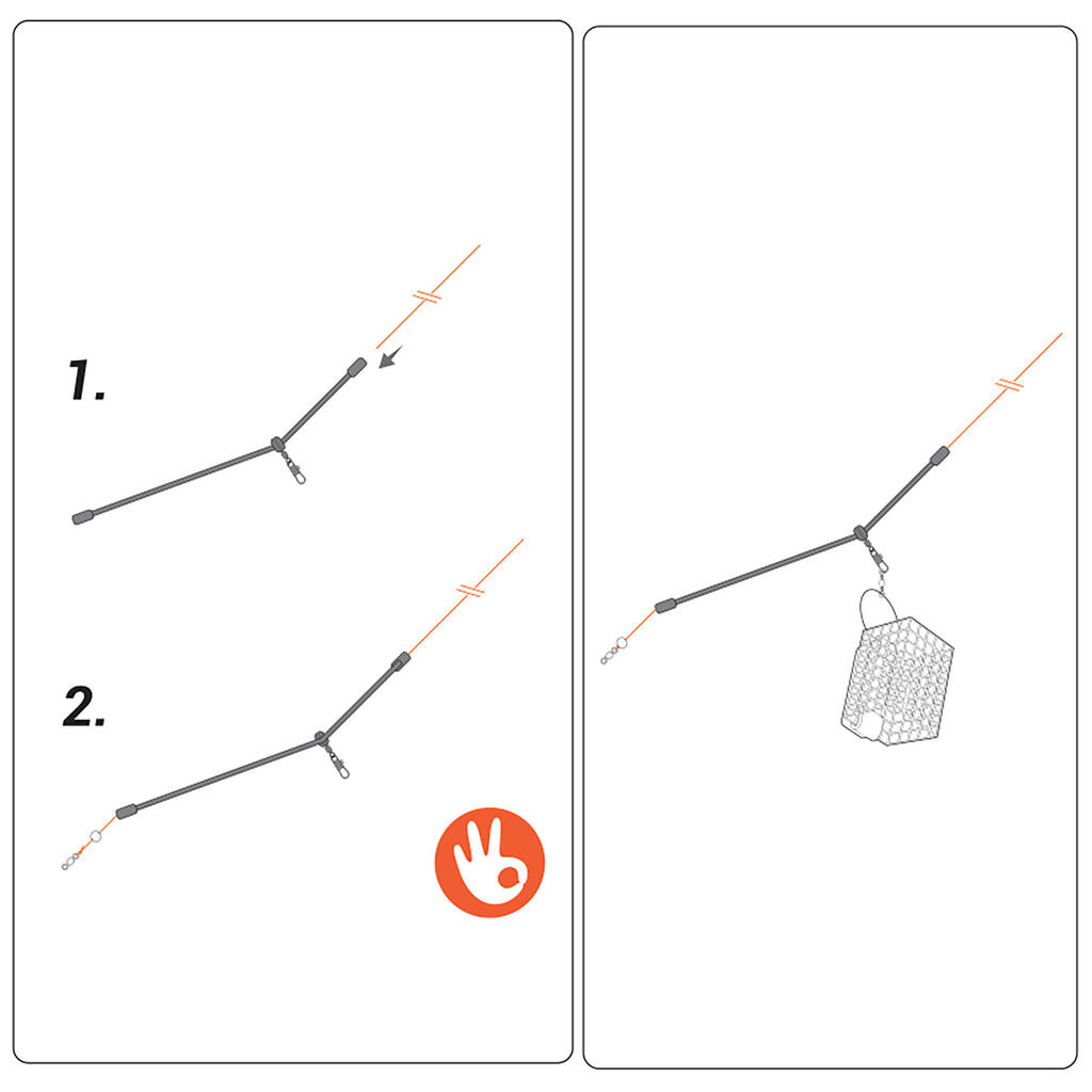 Anti-Tangle Feederangeln FF - AAC 8 cm