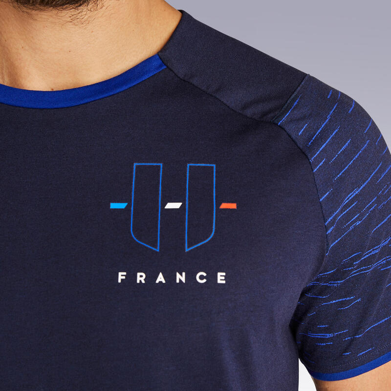 Frankrijk voetbalshirt FF100 heren supportershirt EK 2020 blauw