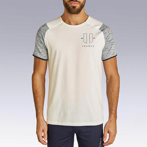 Camiseta de fútbol Francia Adulto Kipsta F100 2022 blanca