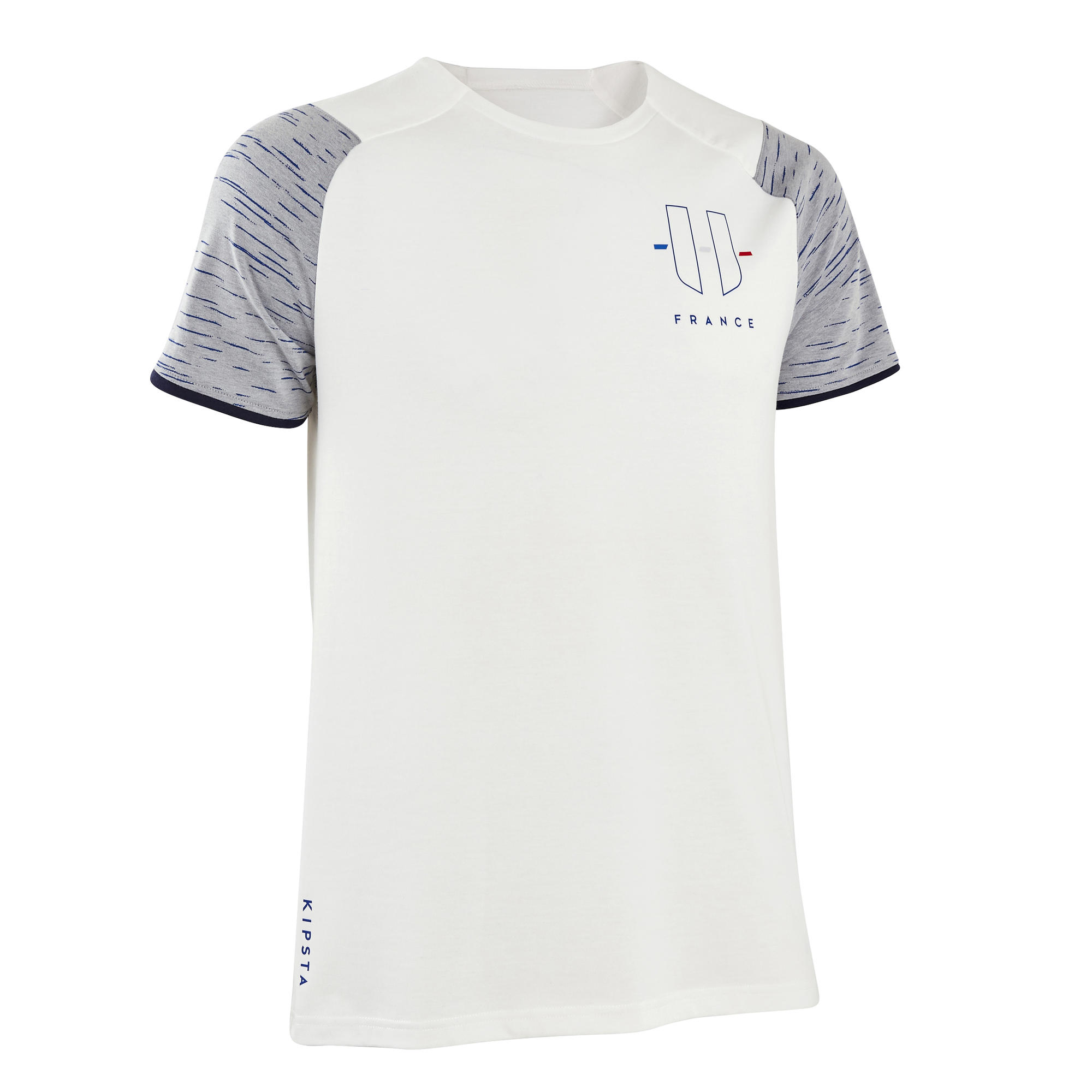 Tshirt de football adulte FF100 France extérieur Kipsta by Decathlon