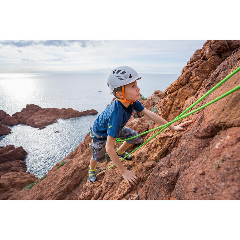 Pantalón corto de escalada y montaña Niños 7-15 años Simond Vertika gris