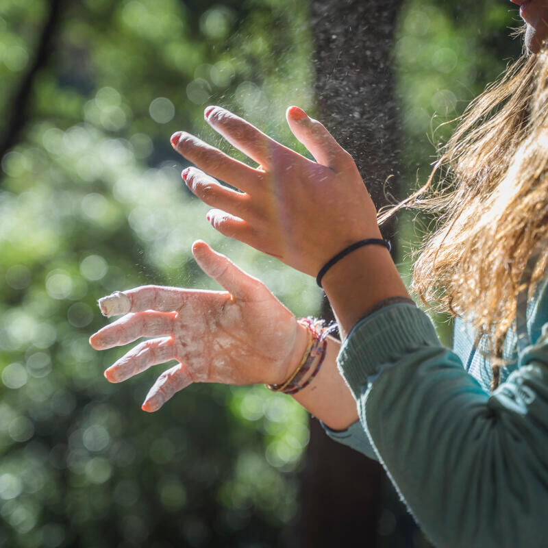 Wozu dient das Magnesium beim Klettern?