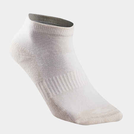 Country walking socks - NH 100 Mid - X 2 pairs - Linen