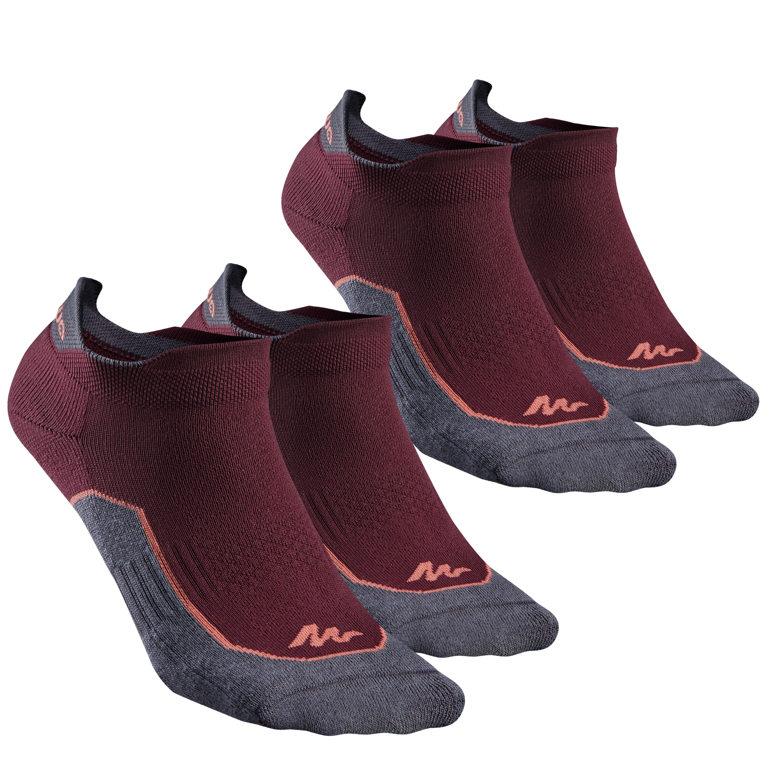 QUECHUA Nature walking socks DCT - NH500 Low - X 2 pairs