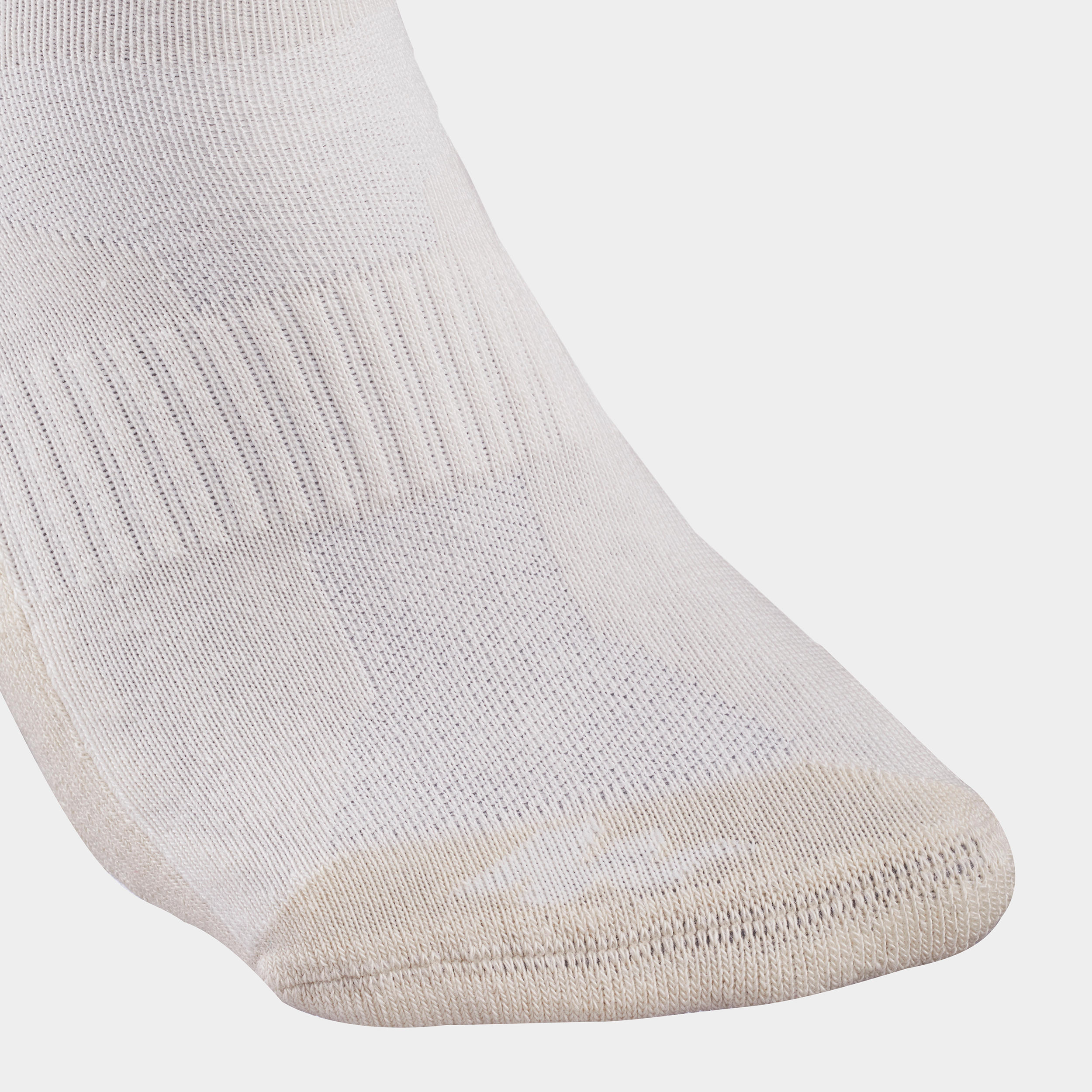 Country walking socks - NH 100 Mid - X 2 pairs - Linen 5/6