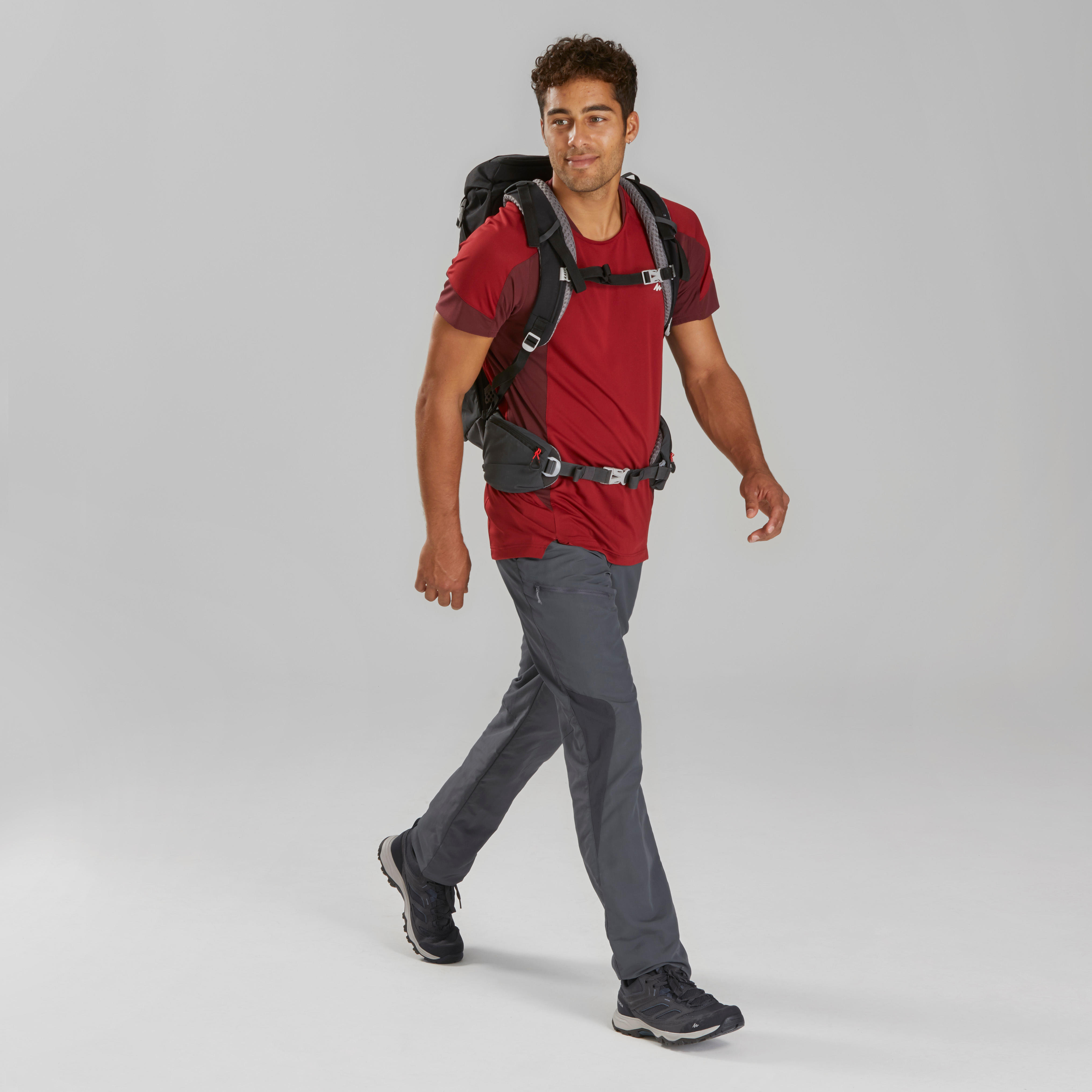 PANTALÓN TREKKING HOMBRE MH100 GRIS - Decathlon