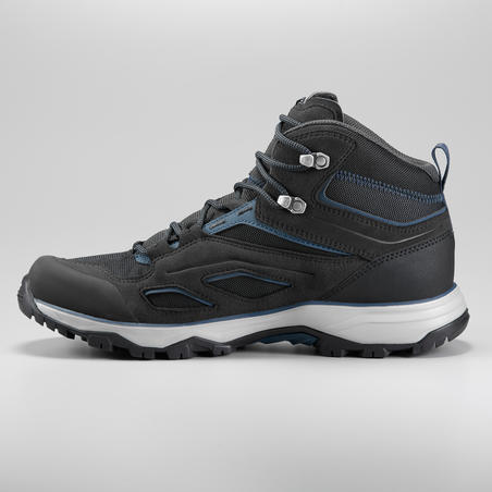 Chaussures imperméables de randonnée homme- MH 100 noir