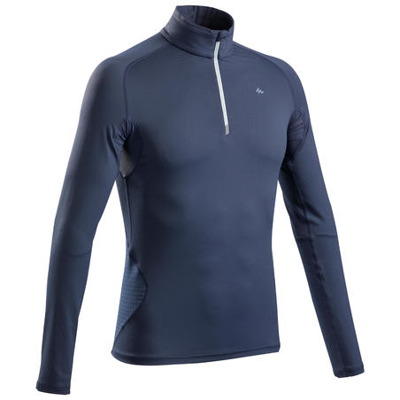  Men's  Long-sleeved Hiking T-shirt made from synthetic fabric - MH900